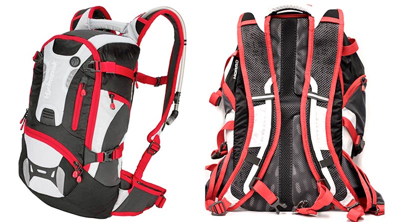 Hydrapak Morro backpack front and back view