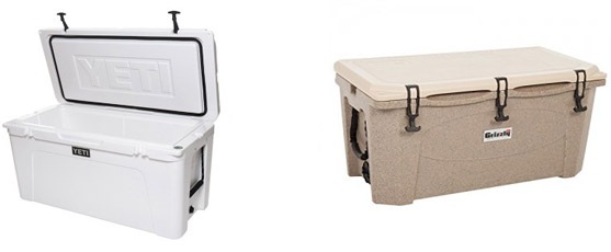 Grizzly Coolers vs Yeti coolers
