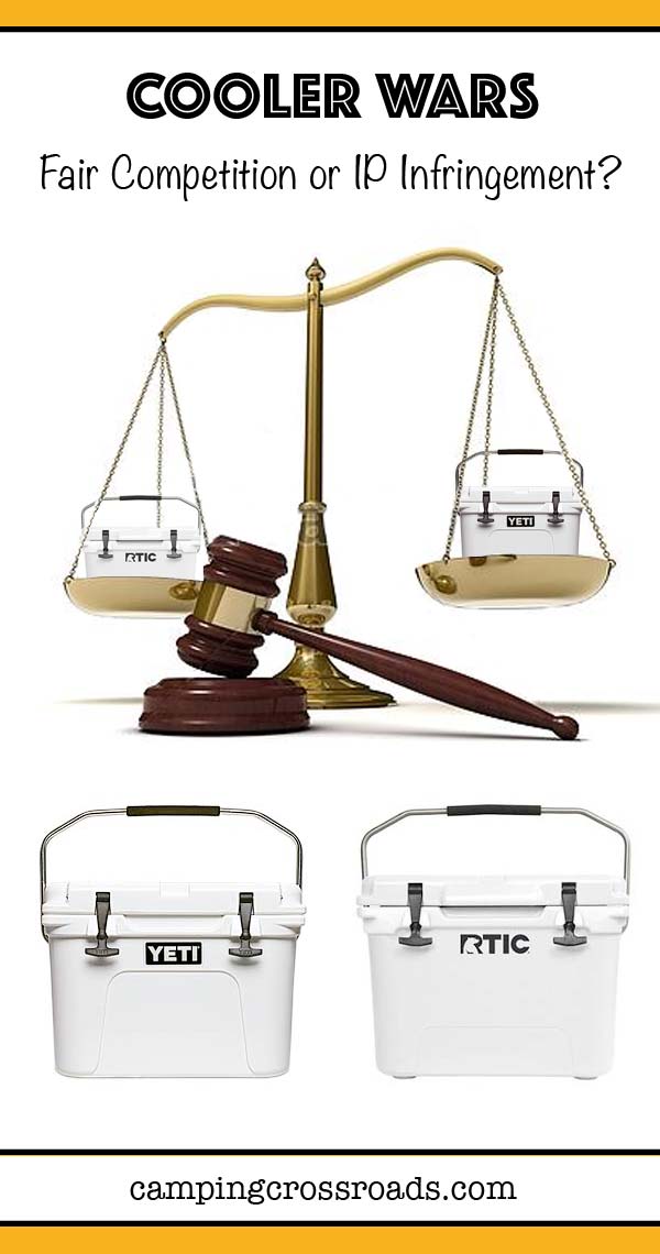 RTIC vs Yeti Scales of Justice. Are copy cat products good for consumers? The Yeti vs RTIC lawsuit has something to say about it.